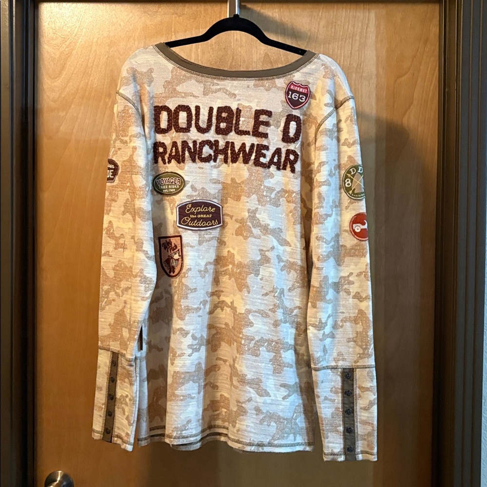 Double D Ranchwear Canyon Camo Top; Size 2X; New - Picture 7 of 10